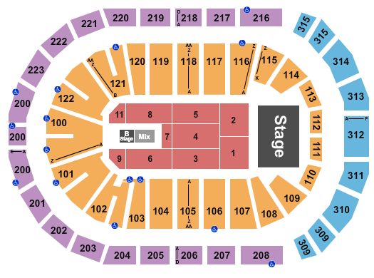 Gas South Arena Josh Groban Seating Chart